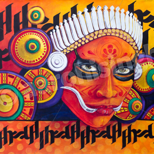 artbyaarohi-prints-60x43.24-graphictheyyam Graphic Theyyam
