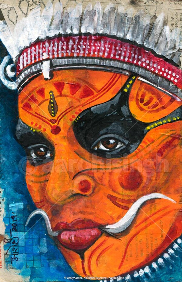 artbyaarohi-artprints-Theyyam-On-Board-1 Theyyam-On-Board - 1