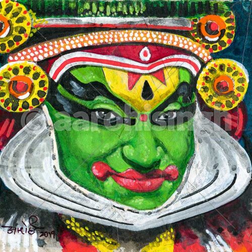 artbyaarohi-prints-14x11-kathakali-onboard-1 Kathakali-On-Board-1