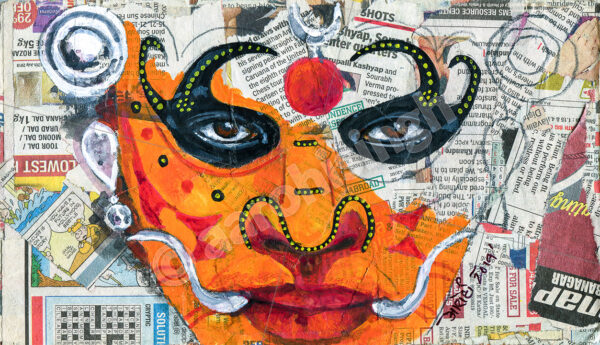 artbyaarohi-prints-17x11-theyyam-onwood-02 Theyyam-On-Board - 2