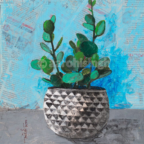 artbyaarohi-prints-10x12-botanical-5 Button Leaves