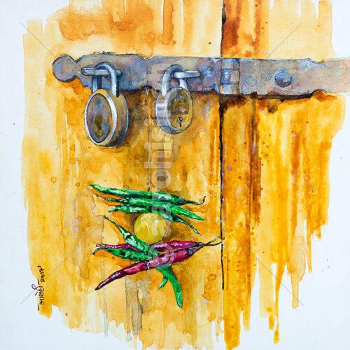 artbyaarohi-prints-12x12-nimboomirchi-12 Nimboo Mirchi 12