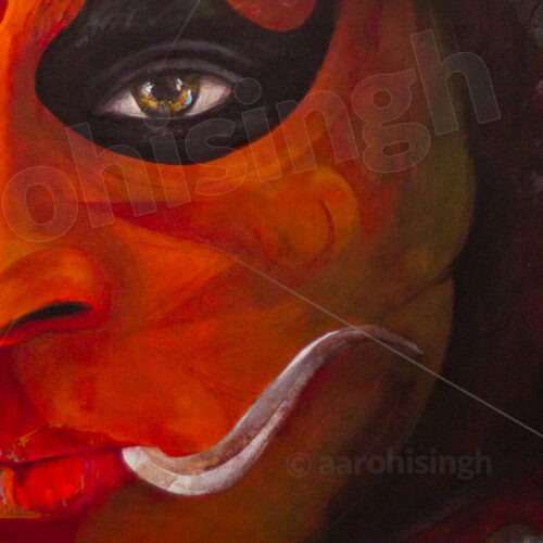 artbyaarohi-prints-49x18-theyyam-face-01 Theyyam Face 1