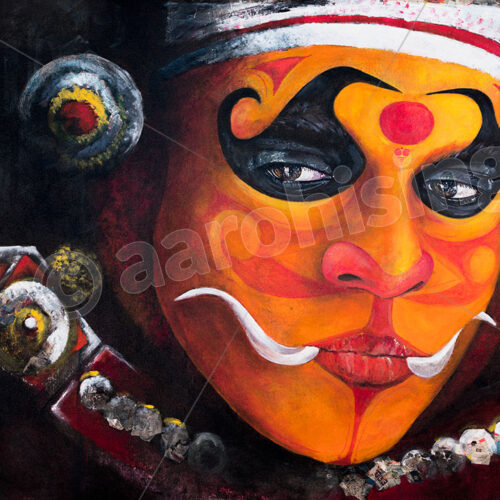 artbyaarohi-prints-55x34-theyyam-face-02 Theyyam Face 2
