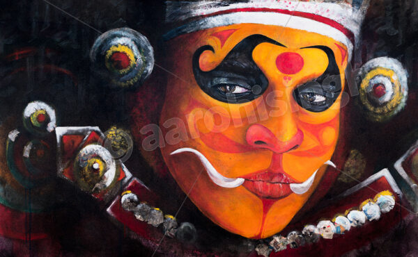 artbyaarohi-prints-55x34-theyyam-face-02 Theyyam Face 2
