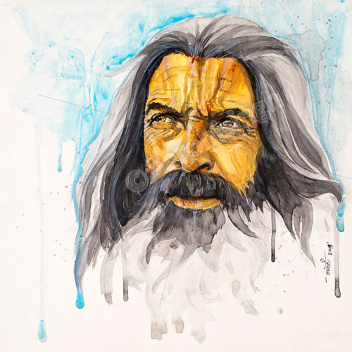 artbyaarohi-prints-17x17-sadhu-12 Sadhu #12