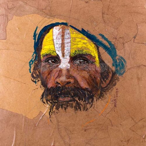 artbyaarohi-prints-18x18-sadhu-15 Sadhu #15