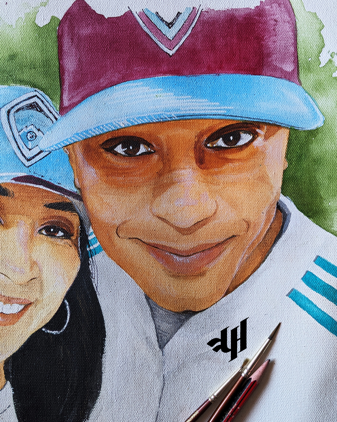 Painted portraits – Art By Aarohi